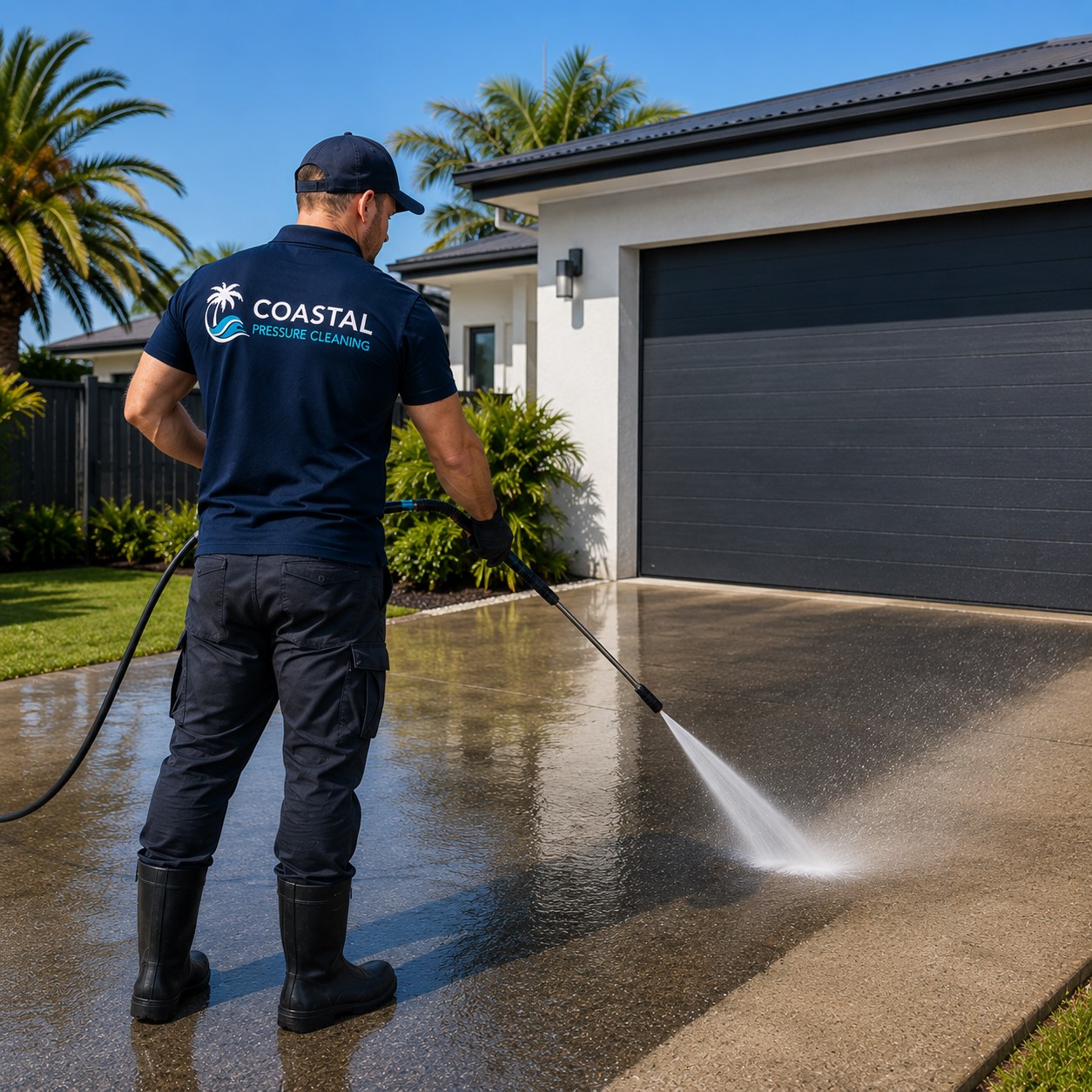 Outdoor surface cleaning services in Hervey Bay Queensland