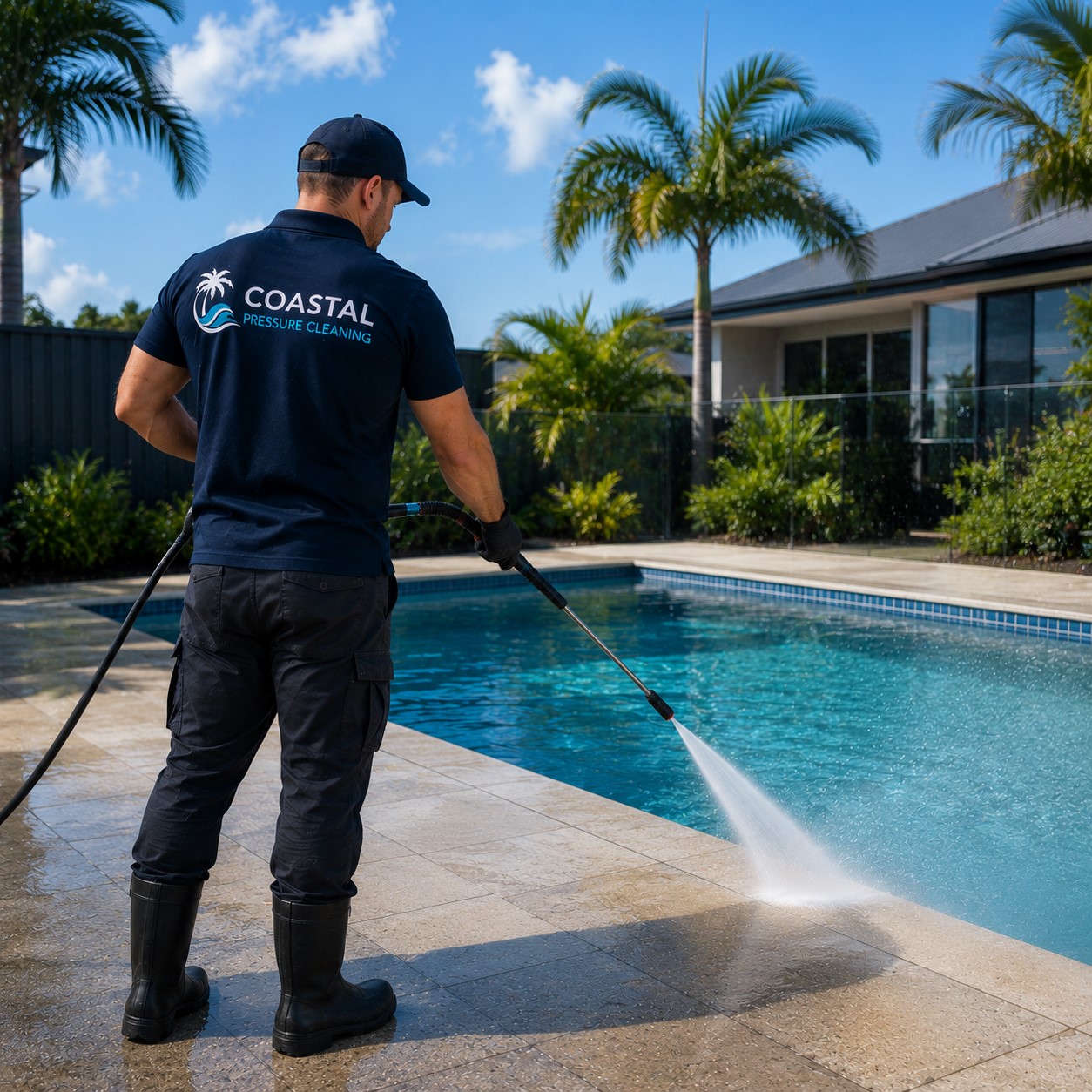 Patio and exterior Pressure Cleaning Hervey Bay services